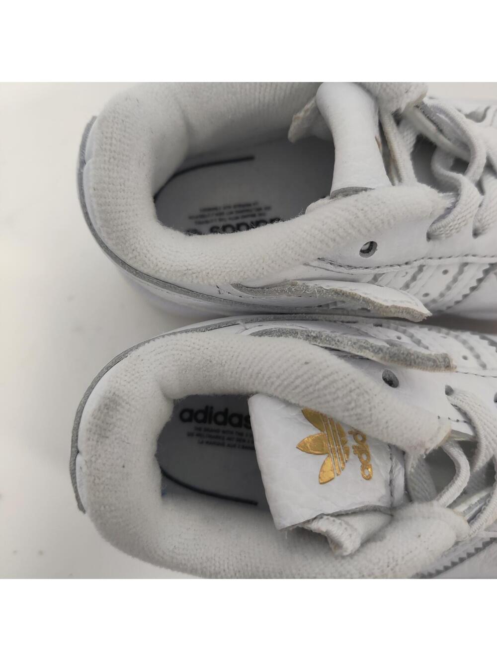 Adidas Forum Low Toddler White Gold Sneakers Size 8C - Picture 8 of 9